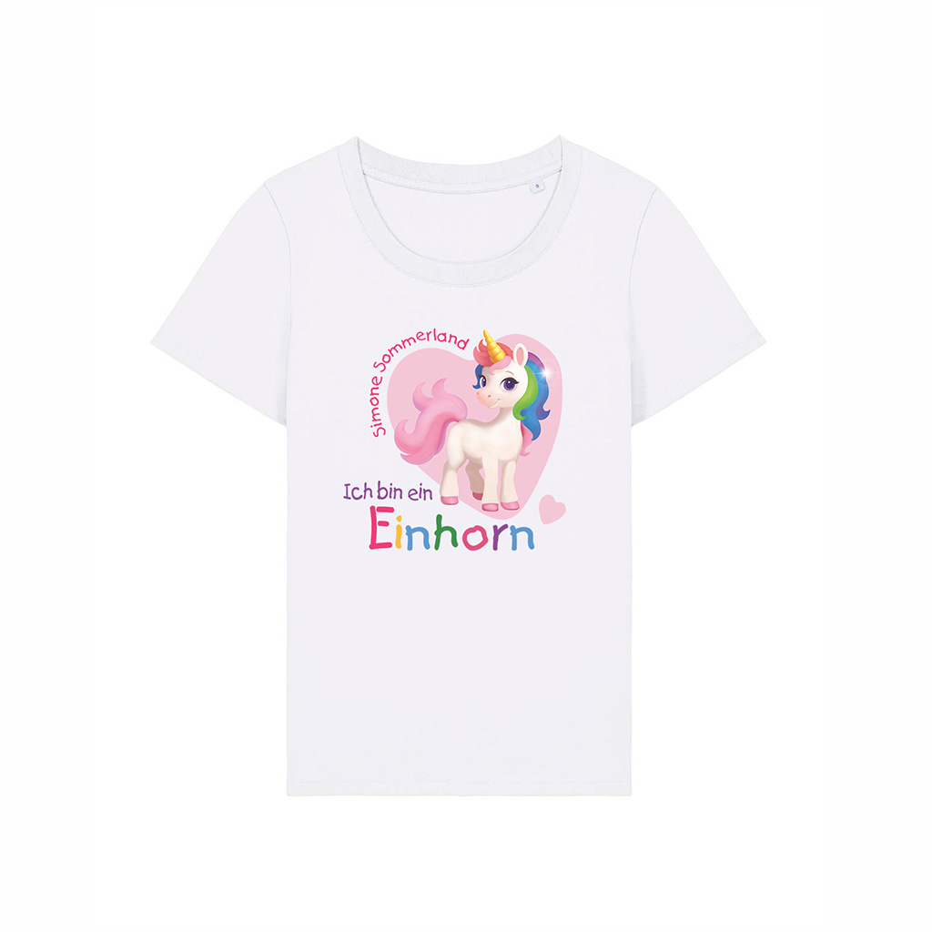 Damen T-Shirt – Ich bin ein Einhorn – (ab Gr. XS) – Bild 2