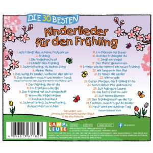 Alternative view of Die 30 besten Kinderlieder für den Frühling - CD