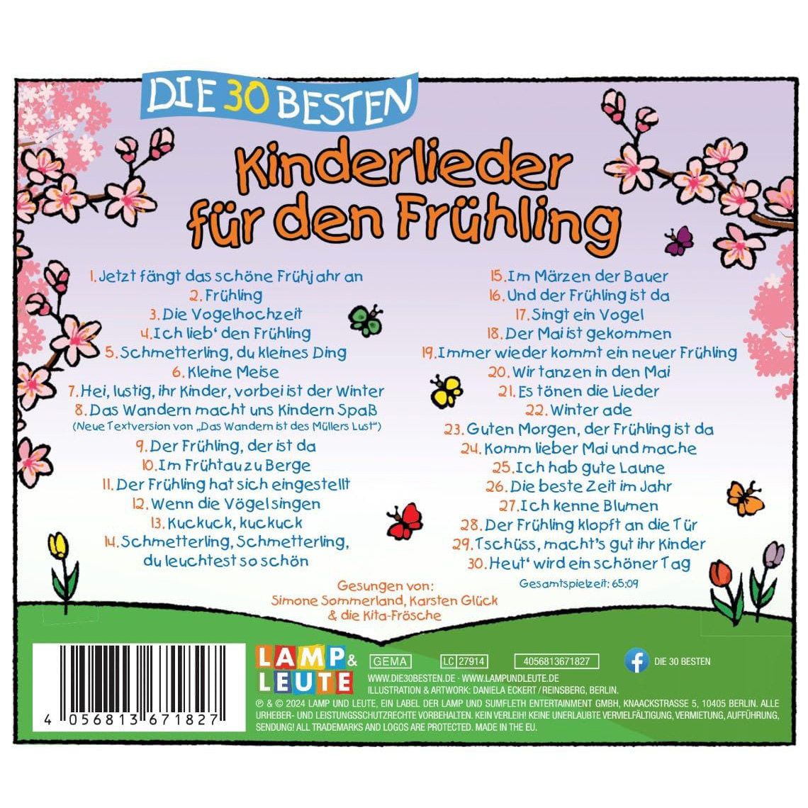 Die 30 besten Kinderlieder für den Frühling - CD – Bild 2
