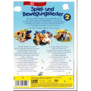 Alternative view of Die 30 besten Spiel- und Bewegungslieder 2 - Die DVD - zum Singen, Lernen und Mitmachen