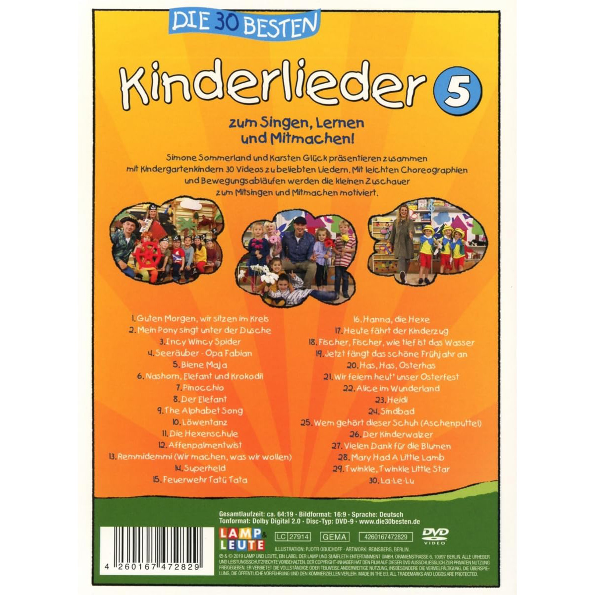 Die 30 besten Kinderlieder 5 - Die DVD – Bild 2
