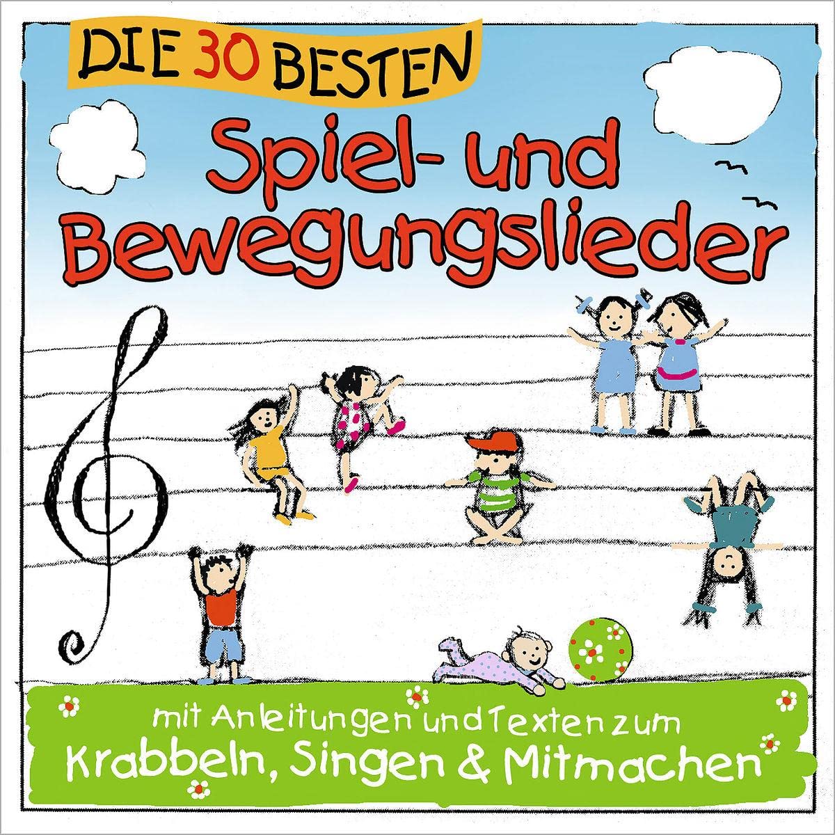 Die 30 besten Spiel- und Bewegungslieder - CD