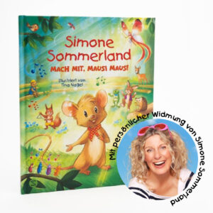Buch Mausi Maus von Simone Sommerland mit Widmung